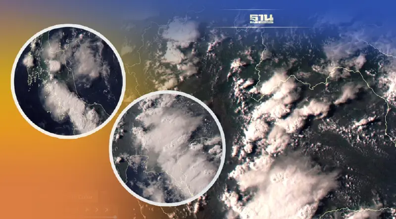 เปิดภาพถ่ายดาวเทียม “พายุฤดูร้อน” เมฆฝนฟ้าคะนองปกคลุมประเทศไทย