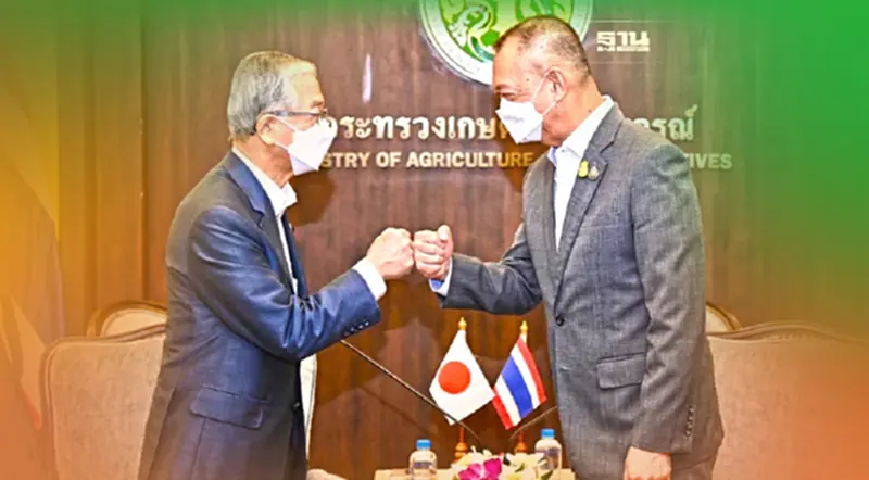 “เฉลิมชัย” ถก “เก็นจิโร” กระชับความร่วมมือระบบอาหารยั่งยืน “เฉลิมชัย” ถก “เก็นจิโร” กระชับความร่วมมือระบบอาหารยั่งยืน