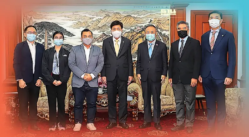 หอการค้าไทย-จีน กระชับความสัมพันธ์กับสมาพันธ์ธุรกิจแห่งสิงคโปร์