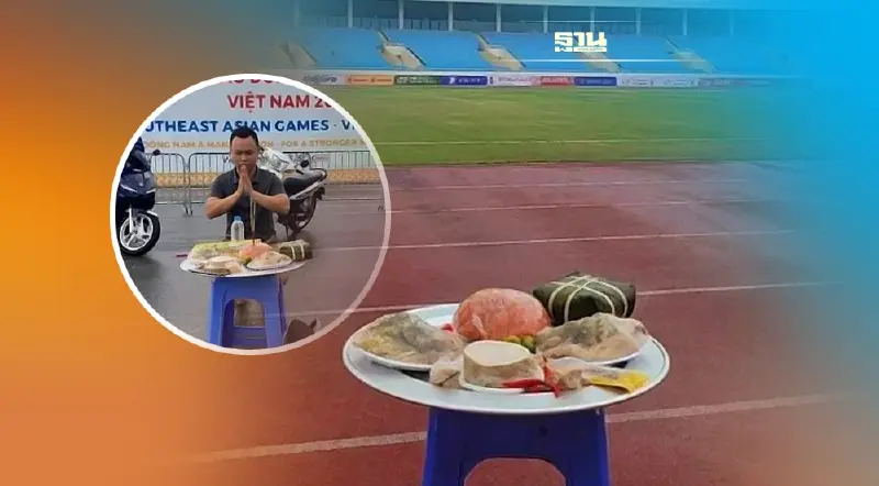 สีสัน บอลซีเกมส์ไทย พบ เวียดนาม "หมอผีเซ่นไหว้" ก่อนชิงเหรียญทอง