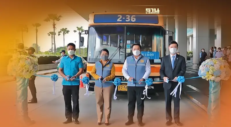 ส่องเส้นทางเดินรถโดยสาร สาย 2 – 36 ไทรน้อย - ศูนย์ราชการฯแจ้งวัฒนะ