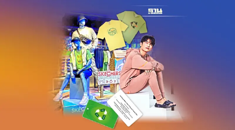 SKECHERS ต่อยอดธุรกิจรักษ์โลก รีไซเคิลพลาสติกสู่เสื้อผ้าอินเทรนด์ SKECHERS ต่อยอดธุรกิจรักษ์โลก รีไซเคิลพลาสติกสู่เสื้อผ้าอินเทรนด์