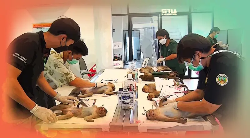 จับตรวจ"จ๋อลพบุรี"หาโรคทำหมัน ปลุกเชื่อมั่นไร้"ฝีดาษลิง"