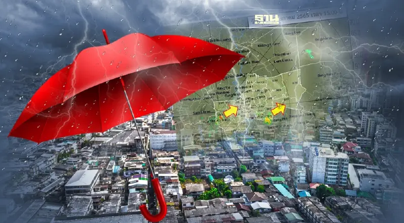 เรดาห์กทม.ตรวจพบกลุ่มฝนบริเวณ"กรุงเทพฯ-ปริมณฑล"อัพเดทล่าสุด