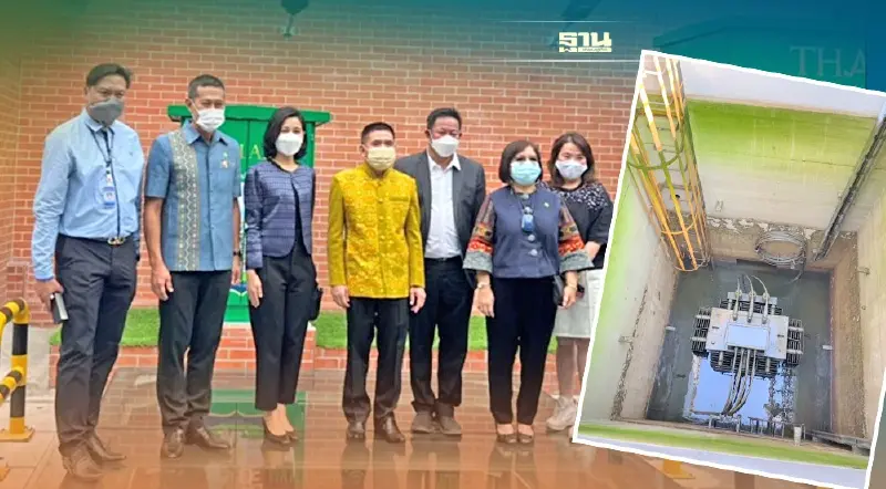 ผู้ว่าฯ-กฟน.เมืองนนท์ เยี่ยมชมหม้อแปลง ลดค่าไฟ-ลดคาร์บอน "เจริญชัย"