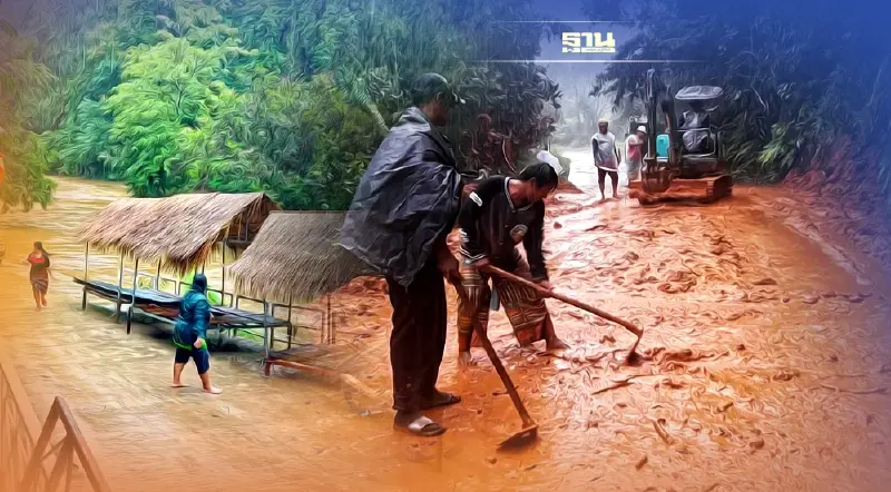 ปภ.รายงานเกิดอุทกภัย 7 จังหวัด ได้รับผลกระทบ 237 ครัวเรือน