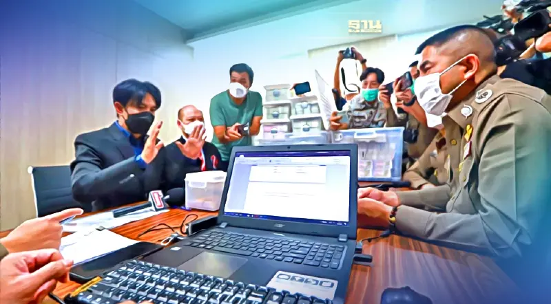 “หวยทิพย์” งานเข้า “ ต๊ะ บอยสเก๊าท์” หอบลอตเตอรี่ชี้แจงตำรวจ ปัดไม่ได้ขาย