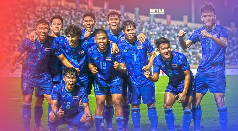 เฮ ผลบอลซีเกมส์2022 ทีมชาติไทย ถล่ม สิงคโปร์ ส่วน กัมพูชา ชนะ ลาว