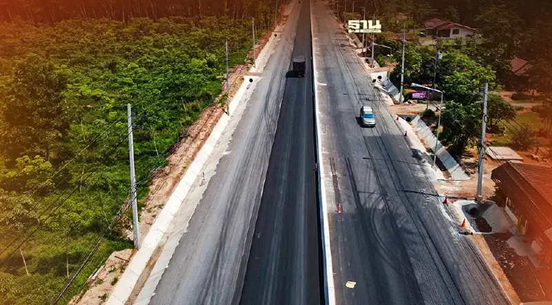 ขยายถนน 4 เลน สาย 4009 สายสุราษฎร์ธานี - อ.อ่าวลึก หนุนท่องเที่ยวแดนใต้