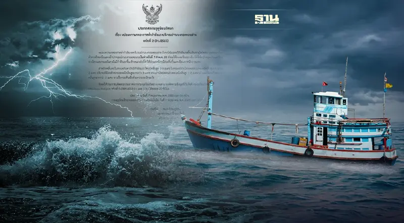 ประกาศกรมอุตุฉบับ 2 จับตาพายุไซโคลนกระทบไทยฝนตกเพิ่ม ตกหนักบางแห่ง