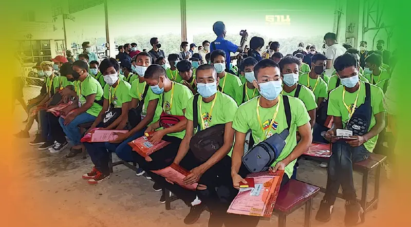 มาแล้ว"ระนอง"รับแรงงานเมียนมาMOUล็อตแรก 222 คนแก้ลักลอบเข้าเมือง