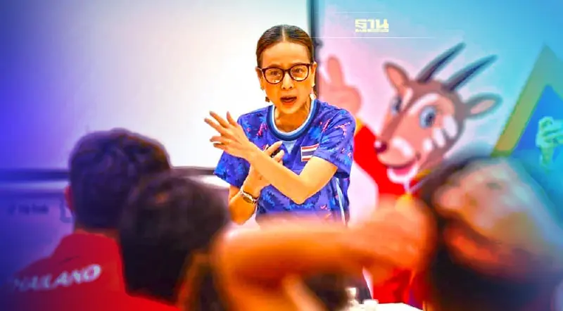 "มาดามแป้ง"ปลุกใจขุนพลทีมชาติไทย ก่อนดวลอินโดฯศึกซีเกมส์วันนี้