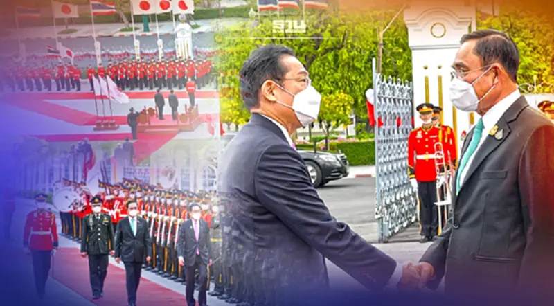 บันทึกประวัติศาสตร์ ประมวลภาพนายกฯ ญี่ปุ่น เยือนประเทศไทย ในรอบ 9 ปี บันทึกประวัติศาสตร์ ประมวลภาพนายกฯ ญี่ปุ่น เยือนประเทศไทย ในรอบ 9 ปี