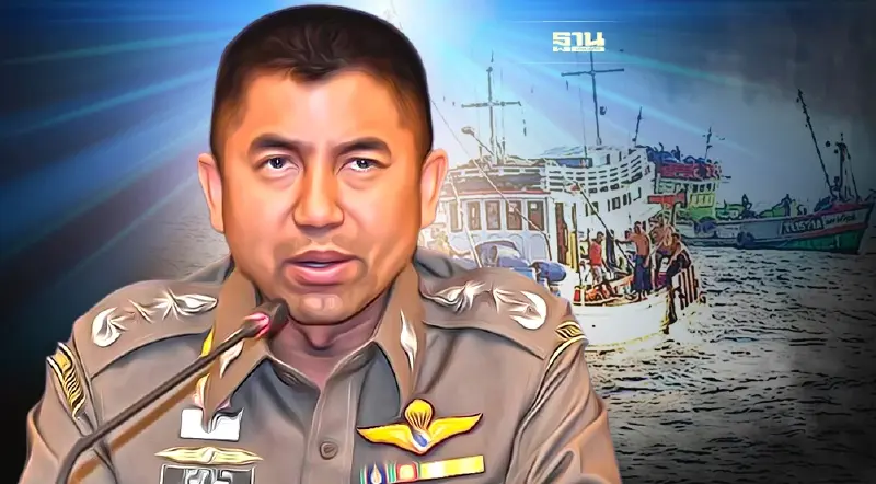 ผบ.ตร. ตั้ง “บิ๊กโจ๊ก” ขยายผลคดี  Seabook แรงงานข้ามชาติในเรือประมง
