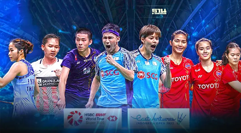 ถ่ายทอดสด แบดมินตันอินโดนีเซีย โอเพน 2022 ผ่านช่องทางไหนดูที่นี่