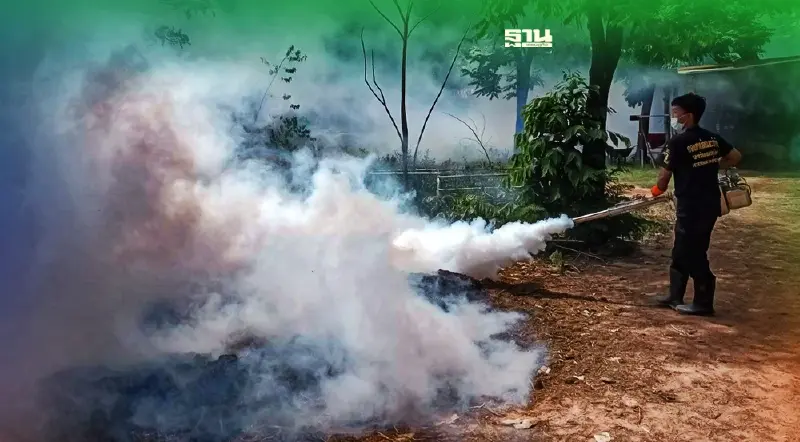 ปศุสัตว์ชัยภูมิ เร่งพ่นยาสกัดการระบาดของเชื้อโรคลัมปีสกิน