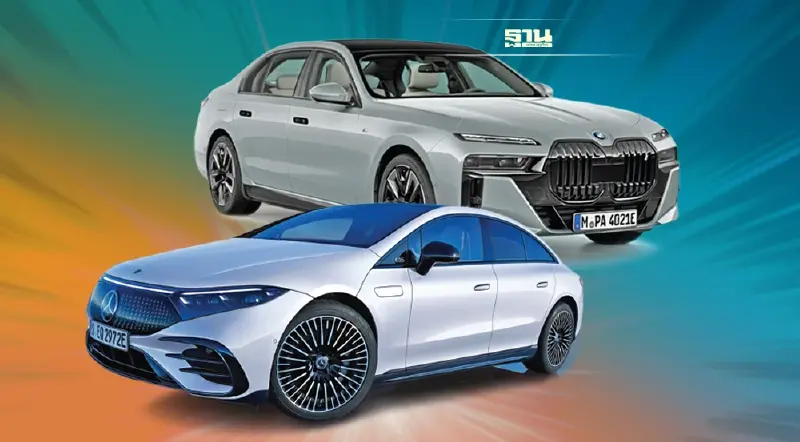 BMW i7 นำเข้าเยอรมนี ปะทะเบนซ์ EV ประกอบไทย EQS รุ่นมอเตอร์ 2 ตัว ปลายปี 2565