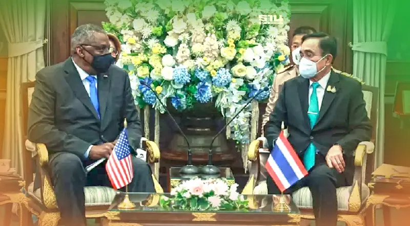 “รมว.กลาโหมสหรัฐ”พบนายกฯ ถกปมทะเลจีนใต้-เมียนมา