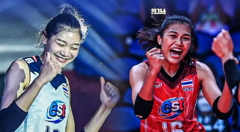 ส่อง "คู่หู 2บ." บีม-บุ๋มบิ๋ม ผลงานสุดปัง "วอลเลย์บอลเนชั่นส์ลีก2022"