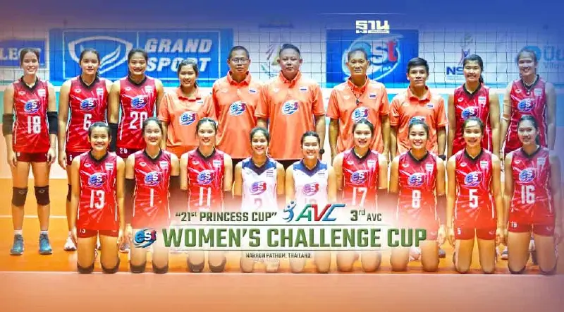 โปรแกรมถ่ายทอดสดวอลเลย์บอลหญิง "ไทย พบ มาเลเซีย" ปริ๊นเซส คัพ ครั้งที่ 21