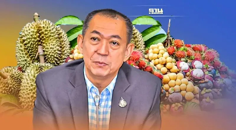 "อลงกรณ์" ติดตามนโยบาย "เฉลิมชัย"  18  มาตรการบริหารผลไม้ภาคใต้ 5 แสนตัน