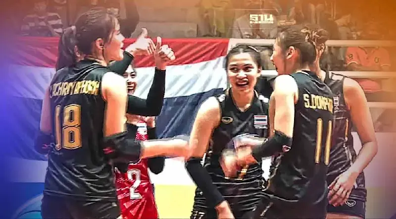 ผลวอลเลย์บอลวันนี้ ไทย ชนะ สิงคโปร์ "ปริ๊นเซส คัพ ครั้งที่ 21"