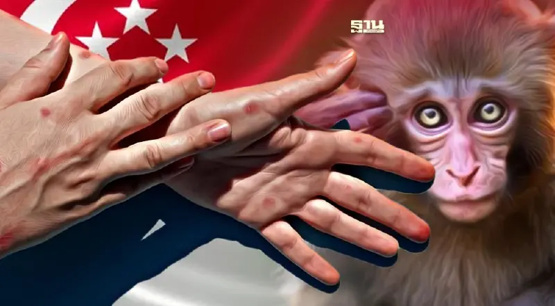 สิงคโปร์พบผู้ป่วยโรค"ฝีดาษลิง"คนแรกในอาเซียน