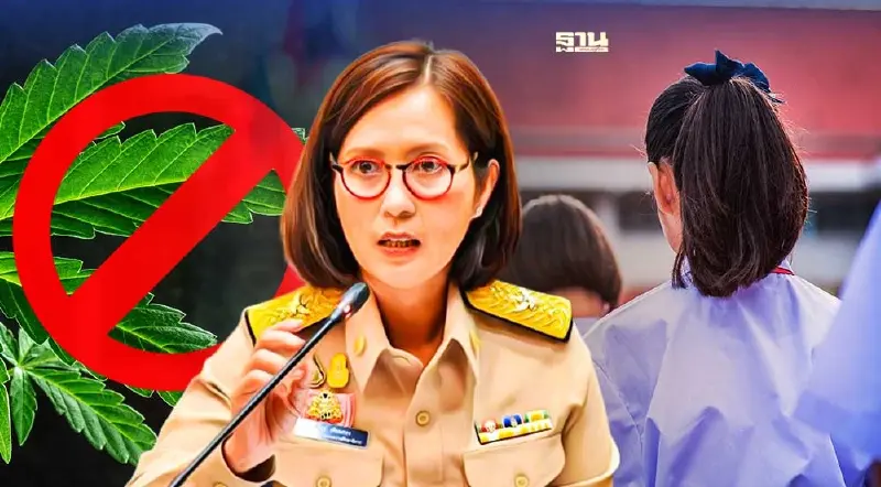 "ตรีนุช" เตรียมออกคำสั่งโรงเรียนในสังกัด ศึกษาธิการ ปลอดกัญชา 