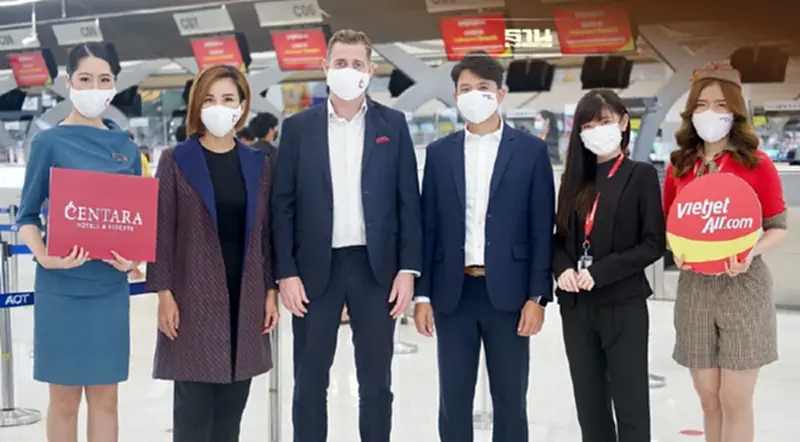 เซ็นทารา-ไทยเวียตเจ็ท จับมือขยายเครือข่าย รับไทยเปิดประเทศ เซ็นทารา-ไทยเวียตเจ็ท จับมือขยายเครือข่าย รับไทยเปิดประเทศ
