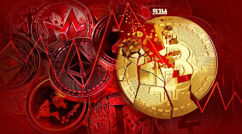 มาร์เก็ตแคปคริปโตวูบกว่า 2 แสนล้านดอลล์ ราคาบิตคอยน์หลุด 2.4 หมื่นดอลล์