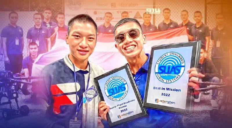 นักเรียนนายเรืออากาศ ทีม Pegasus คว้าแชมป์อากาศยานไร้คนขับ
