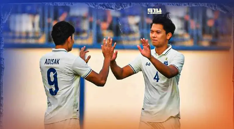 ทีมชาติไทย ถล่ม มัลดีฟส์ ศึกเอเชียน คัพ 2023 รอบคัดเลือก