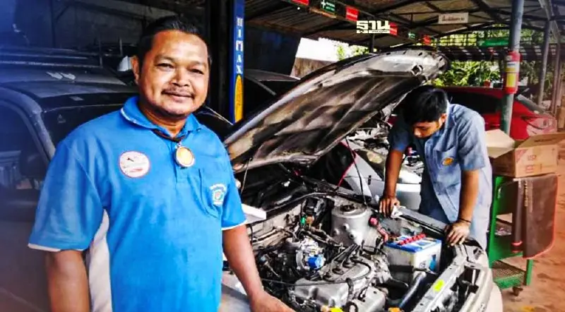 สู้น้ำมันแพงไม่ไหว คนระนองแห่ติดตั้งระบบแก๊สรถยนต์