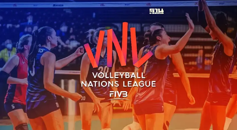 ดูถ่ายทอดสด "วอลเลย์บอลเนชั่นส์ลีก" 15มิ.ย.65 เช็คโปรแกรมที่นี่