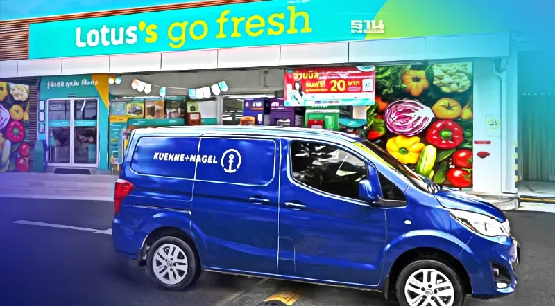 โลตัส นำร่องใช้รถ EV ขนส่งสินค้าเบเกอรี่