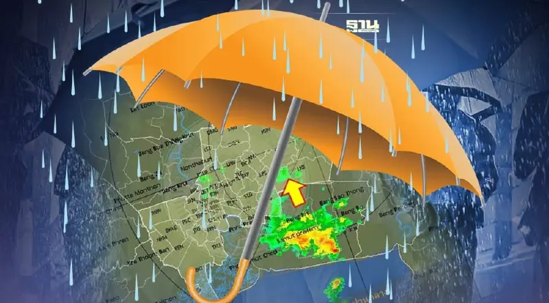 เรดาร์กทม.ตรวจพบกลุ่มฝนบริเวณ"กรุงเทพฯ" พื้นที่ไหน อัพเดทที่นี่