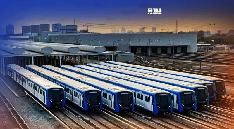 ครม. ไฟเขียวขึ้นค่าโดยสารรถไฟฟ้าสายสีน้ำเงิน เริ่มต้น 17 บาท สูงสุด 43 บาท