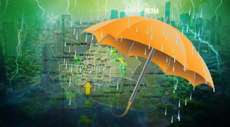 เรดาร์กทม.ตรวจพบกลุ่มฝนบริเวณ"กรุงเทพฯ-ปริมณฑล"หลายพื้นที่ อัพเดทล่าสุด