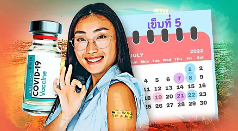 วัคซีนเข็ม 5 บูสเตอร์ "นนทบุรี" ทุกสัญชาติ ไทม์ไลน์เดือน ก.ค. ดูที่นี่ วัคซีนเข็ม 5 บูสเตอร์ "นนทบุรี" ทุกสัญชาติ ไทม์ไลน์เดือน ก.ค. ดูที่นี่