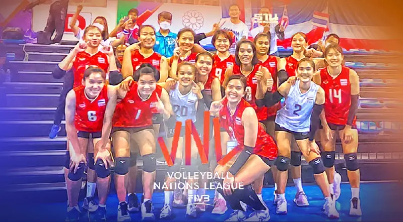 ผลวอลเลย์บอลหญิงเนชั่นส์ลีก ไทย พ่าย เบลเยียม