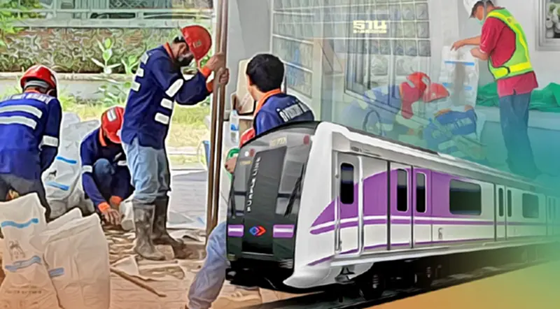 เริ่มแล้วรถไฟฟ้า "สายสีม่วงใต้" สำรวจดินหน้าสมาคมนักข่าวฯ สร้างสถานี เริ่มแล้วรถไฟฟ้า "สายสีม่วงใต้" สำรวจดินหน้าสมาคมนักข่าวฯ สร้างสถานี
