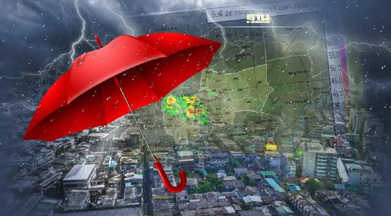 เรดาร์กทม.พบกลุ่มฝนบริเวณกรุงเทพฯ-ปริมณฑลหลายพื้นที่ เขตไหนบ้าง เช็คเลย