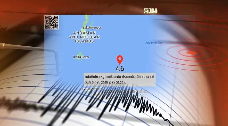 ถ่ายทอดสด "กรมอุตุฯ" แถลงด่วน ปม "แผ่นดินไหว" ห่างพังงา 500 กม.