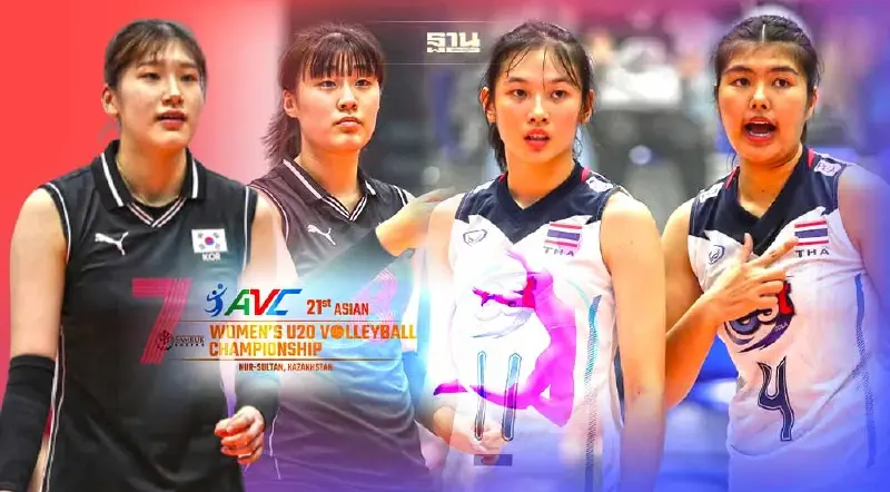 ถ่ายทอดสด "วอลเลย์บอลหญิงไทยU20" วันนี้ พบ เกาหลีใต้ ชิงอันดับ3เอเชีย