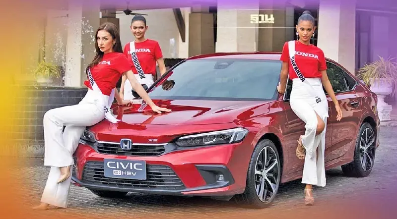 Honda Civic 50 ปี ขายทั่วโลก 27.6 ล้านคัน ฮอนด้าหนุนมิสยูนิเวิร์สไทยแลนด์ 2022