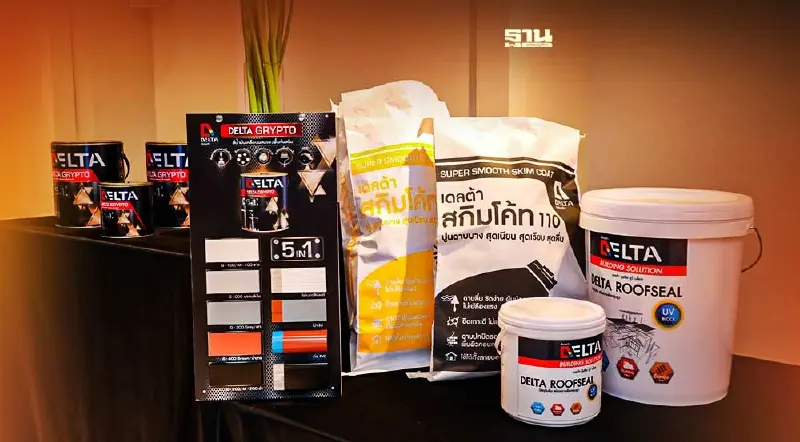 สีเดลต้า “DPAINT”รุกตลาดเคมีก่อสร้างประหยัดต้นทุนสู้เงินเฟ้อ