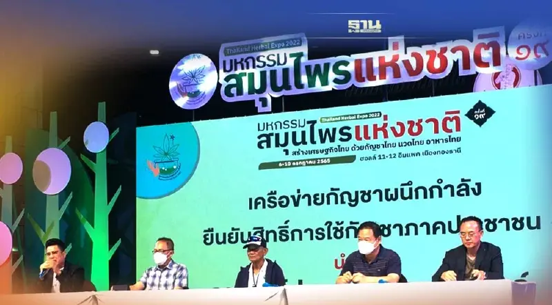 เครือข่ายประชาชนล่า 2 พันชื่อยื่นนายกฯ ยืนยันสิทธิใช้กัญชาเพื่อสุขภาพ-ศก.