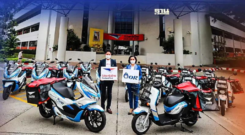 OR-ไปรษณีย์ไทยทดสอบใช้ EV Bike ไทยฮอนด้าขนส่งสินค้า-พัสดุ OR-ไปรษณีย์ไทยทดสอบใช้ EV Bike ไทยฮอนด้าขนส่งสินค้า-พัสดุ