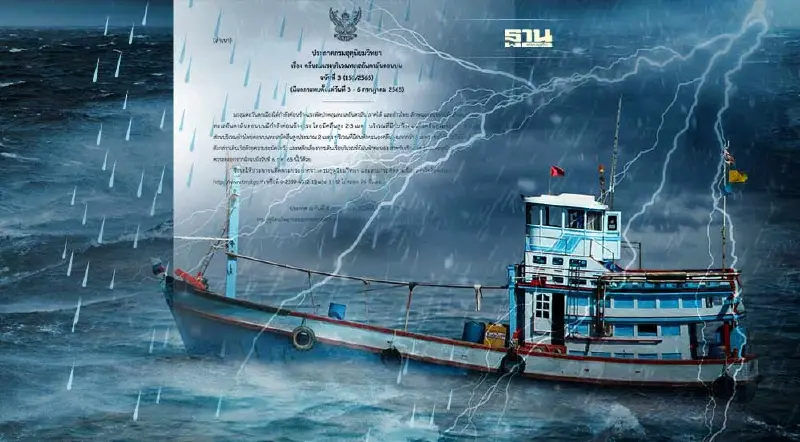 ประกาศกรมอุตุฯฉบับ 3 คลื่นลมแรงบริเวณทะเลอันดามันตอนบน มีผลกระทบถึง 6 ก.ค.