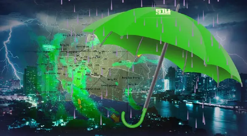เรดาร์กทม.พบกลุ่มฝนบริเวณกรุงเทพฯ-ปริมณฑลหลายพื้นที่ เขตไหนบ้าง เช็คเลย